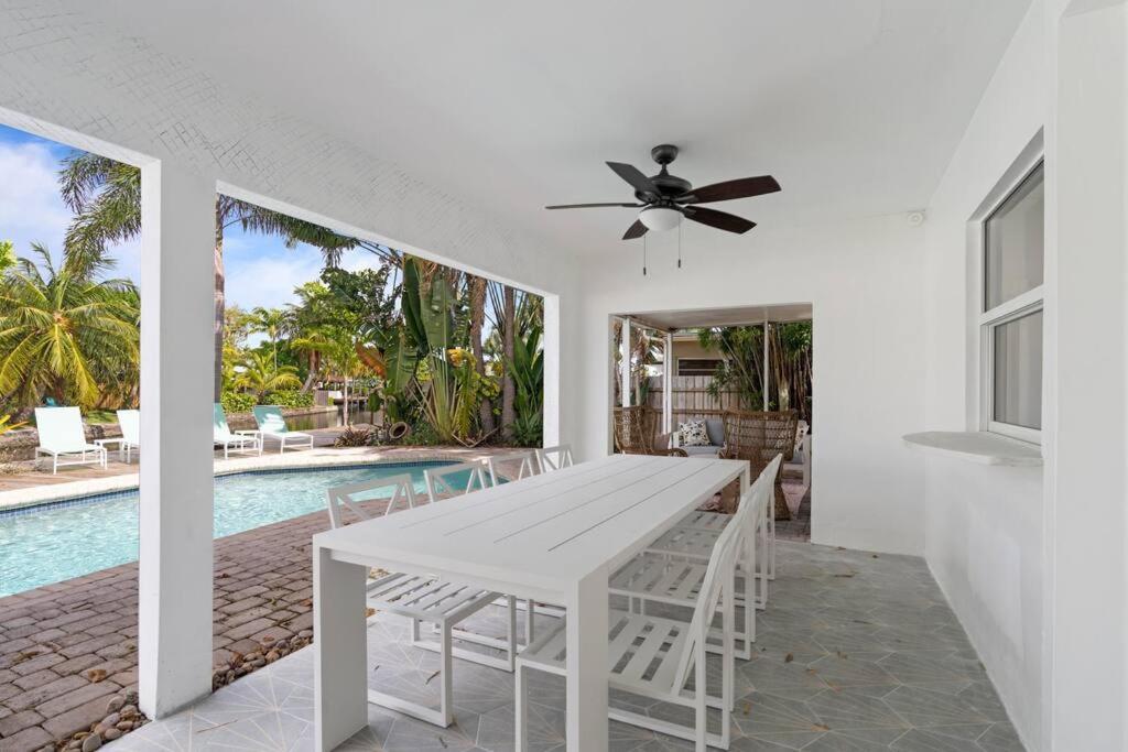 Waterfront-Heated Pool-Mini Golf-Game Room-2Mi Beach Fort Lauderdale Extérieur photo